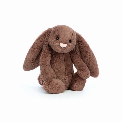 Jellycat Bashful Fudge Bunnies USA | 01237QZNY